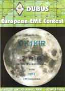 2013 2.3 GHz European EME Contest
